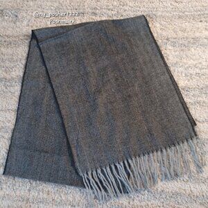 Herringbone Scarf Gray